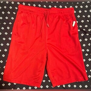 NWT Athletic Works Red shorts w/ pockets- size xl/xxl